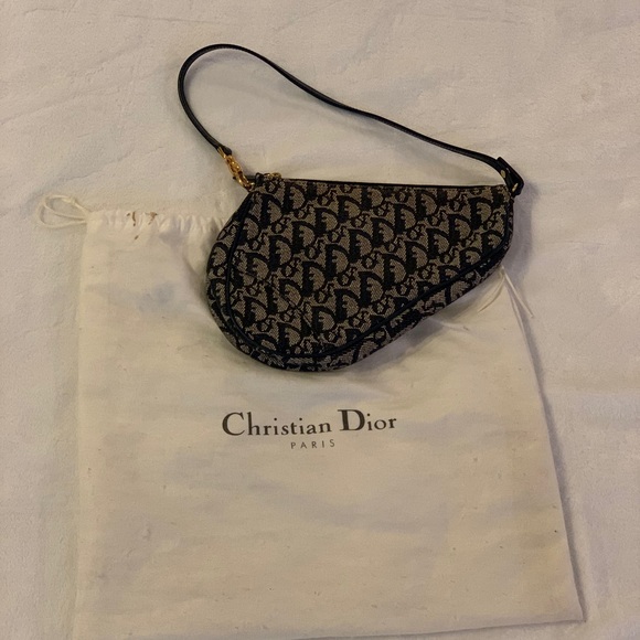 Christian Dior Vintage Saddle Pouch Shoulder Bag! - Picture 2 of 13